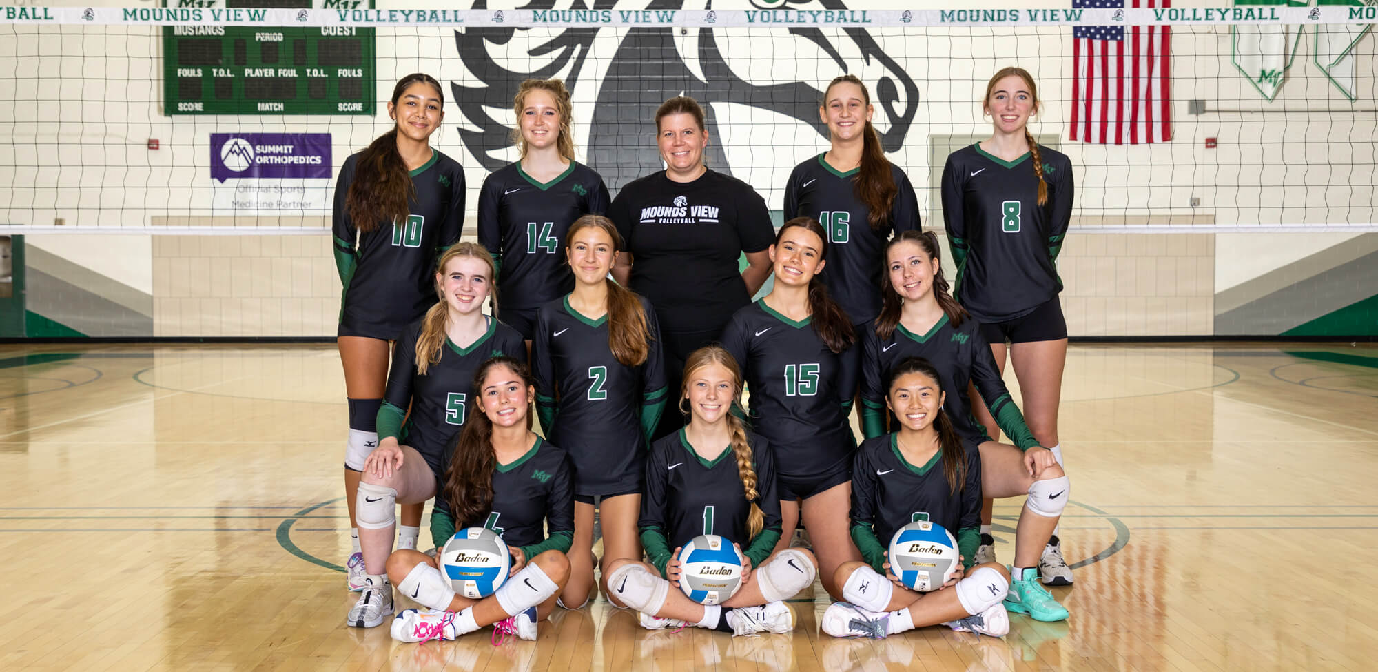 Mounds View volleyball junior varsity