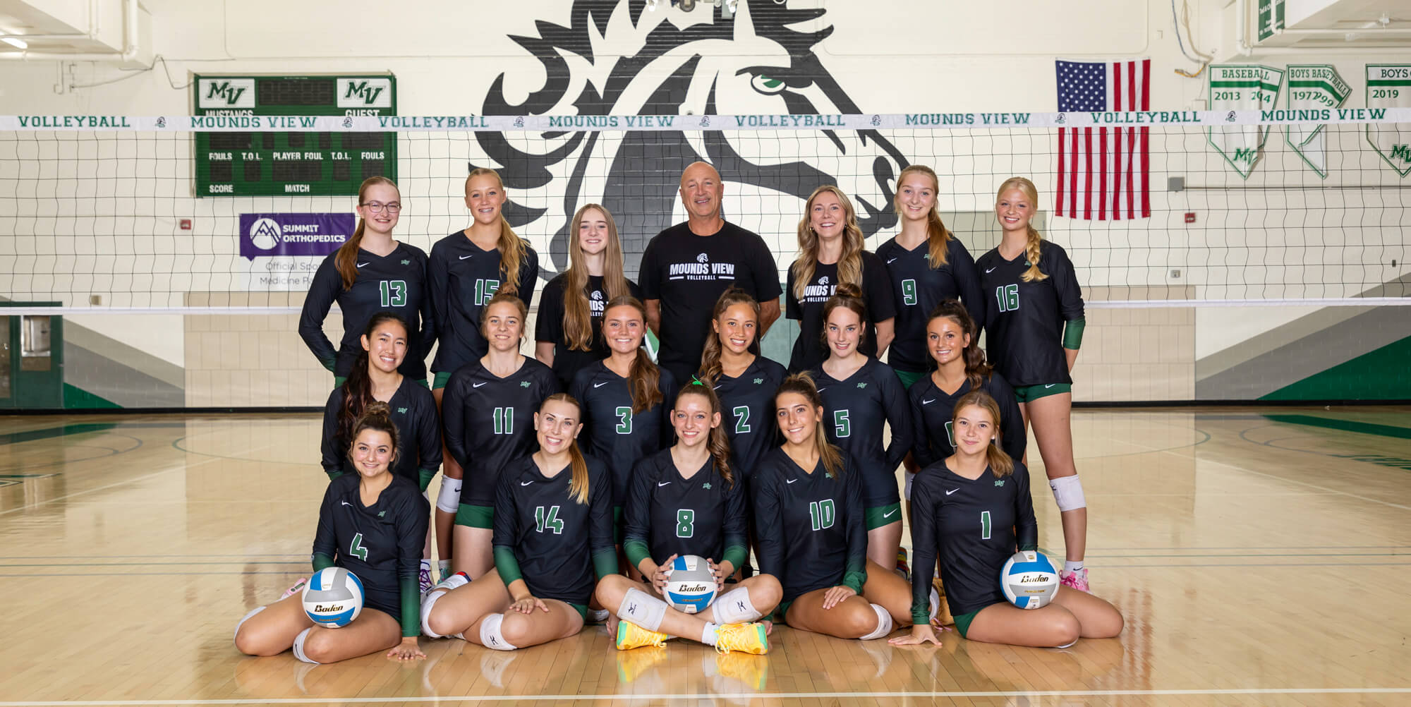 Mounds View volleyball varsity